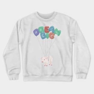 Flyng Pig Dreams Big Crewneck Sweatshirt